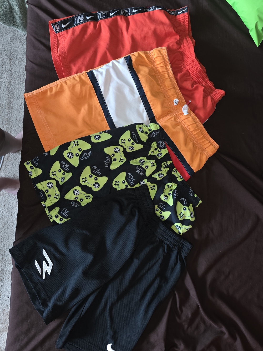 Set Of 4 Medium Boy Shorts - 2 Nike, 1 Tommy, And 1 Shein